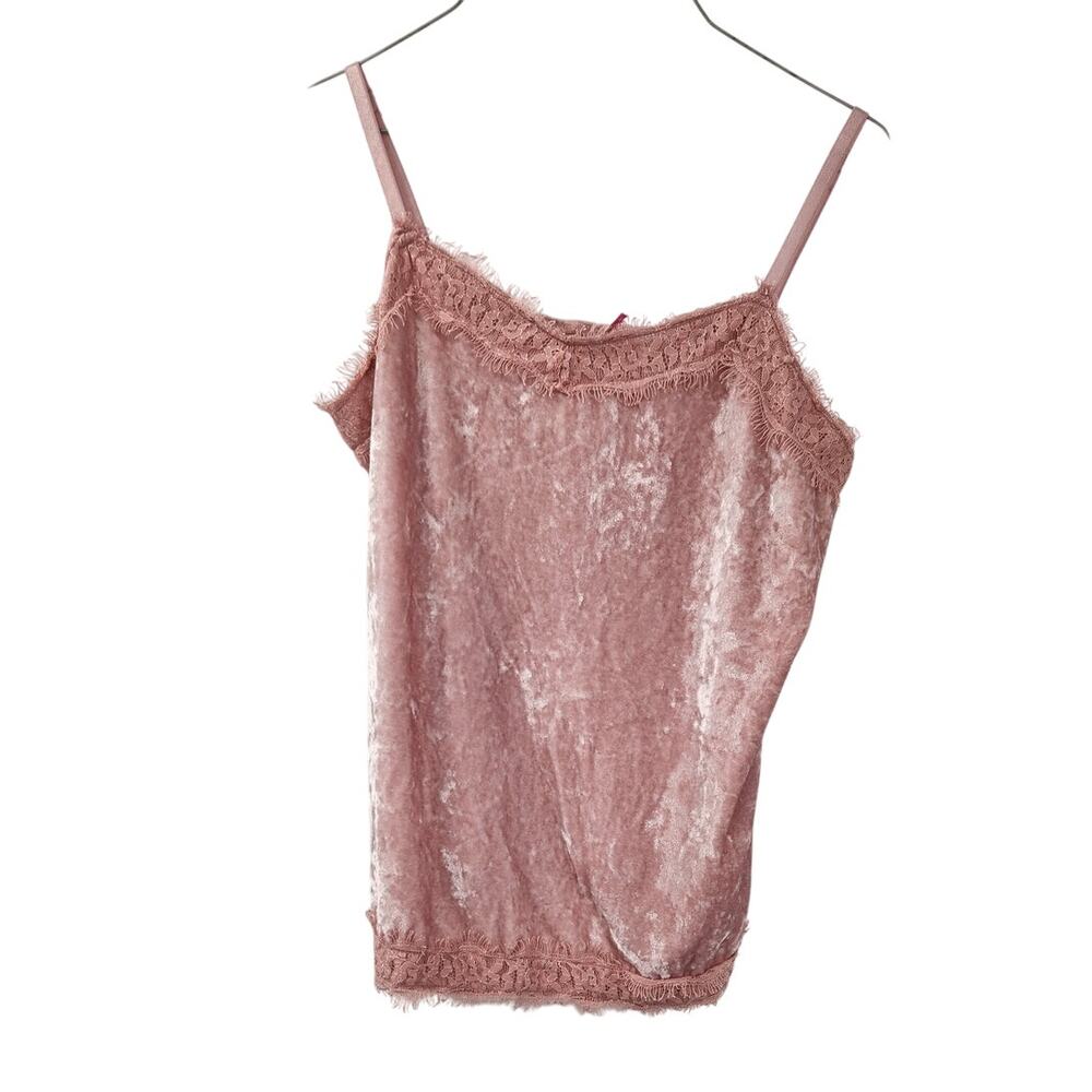 No Boundaries Pink Spaghetti Strap Tank Top Girls Size Large L
